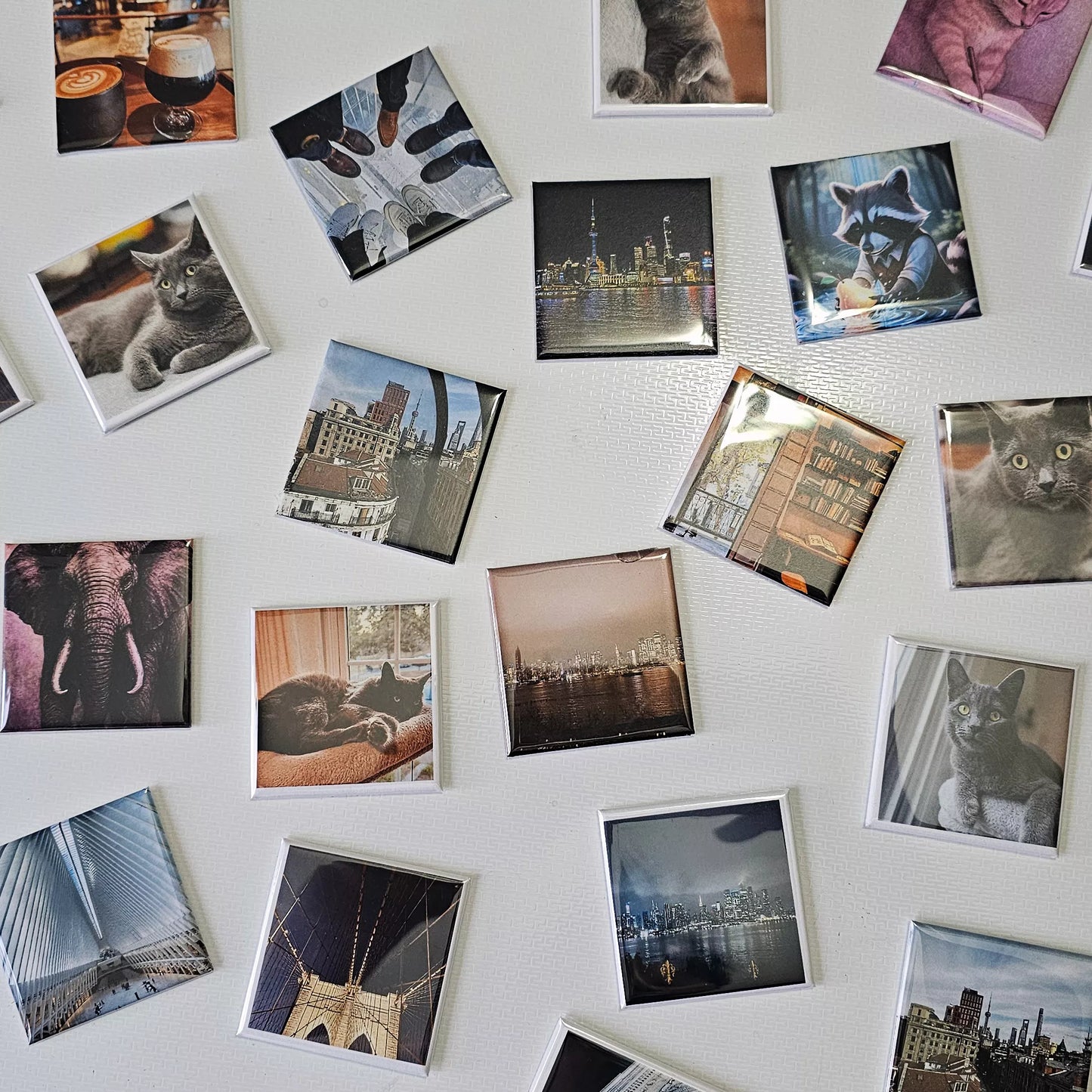 Custom Photo Magnets - Set of 27