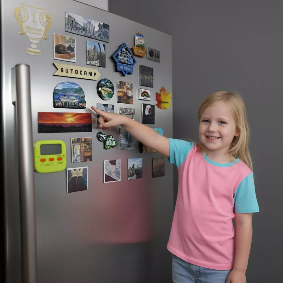 Custom Photo Magnets - Set of 27